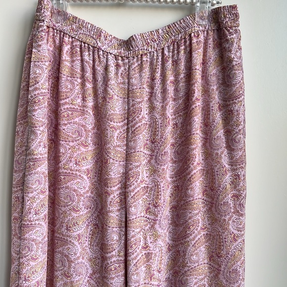 J. Crew Pull-on silk pant in beach paisley - Picture 8 of 14